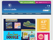 Tablet Screenshot of editorialsinfin.com